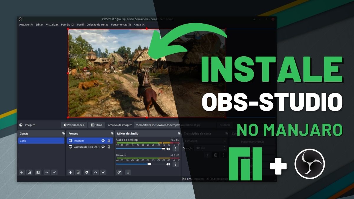 Como instalar o OBS Studio no Linux Manjaro