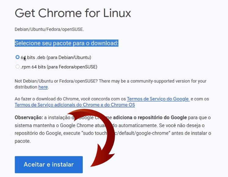 Get Chrome for Linux