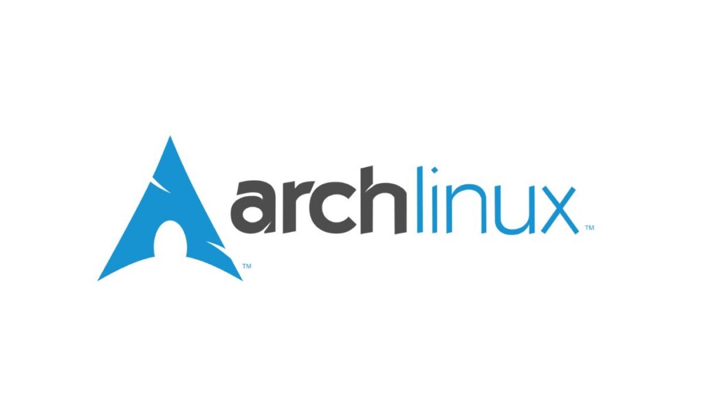 Logotipo do Arch Linux: Uma introdução visual ao sistema operacional leve e personalizável.