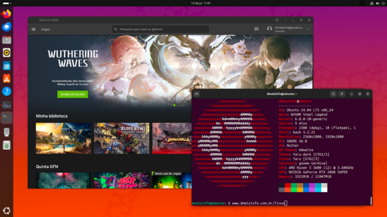 GeForce Now no Ubuntu 24.04