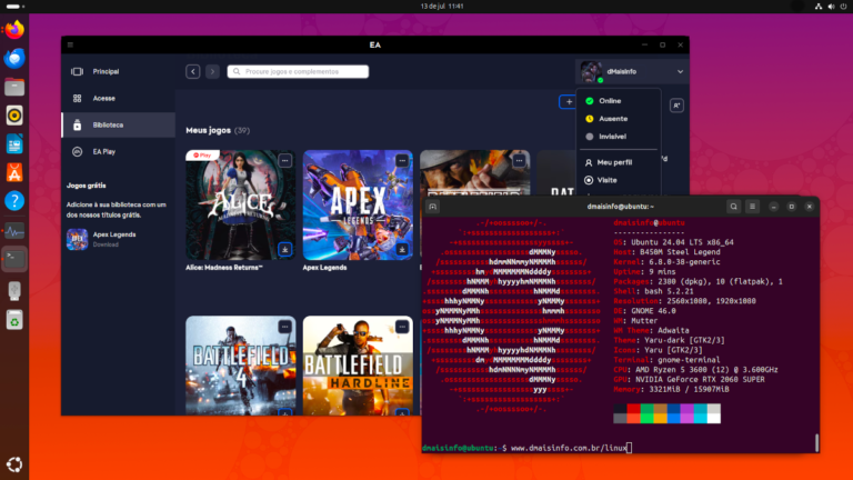 Tutorial detalhado para instalar o EA App Launcher no Ubuntu sem erros