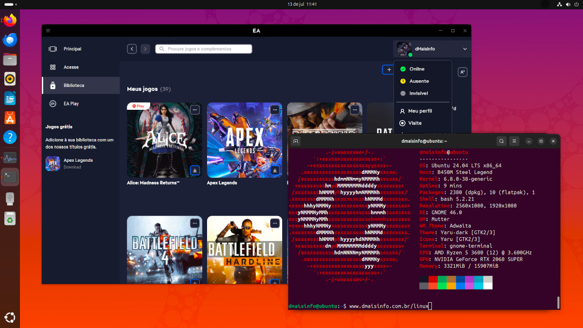 Tutorial detalhado para instalar o EA App Launcher no Ubuntu sem erros