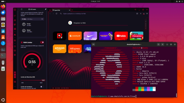 Guia para instalar o Opera GX no Ubuntu com Wine ou outras ferramentas