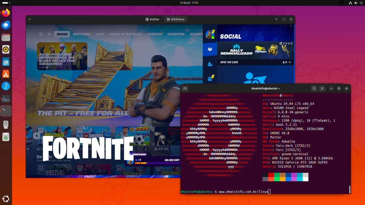 Jogando Fortnite no Linux em 2024 – Guia Completo