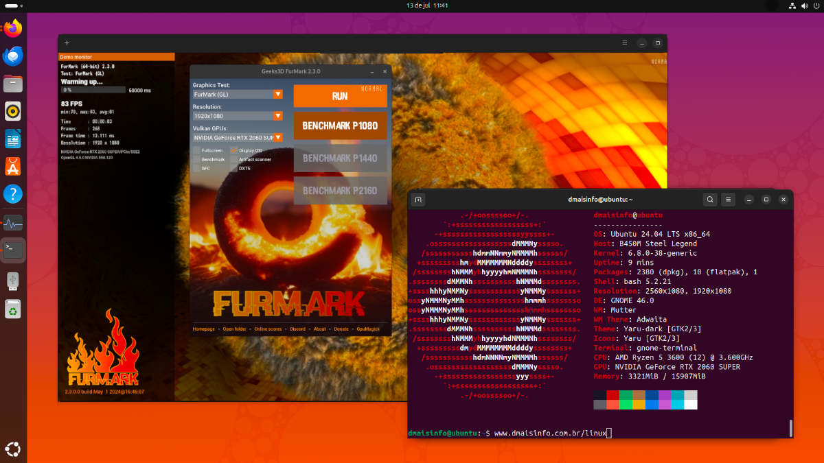 FurMark no Linux: Guia Completo de Instalação e Uso para Testar o Desempenho da GPU