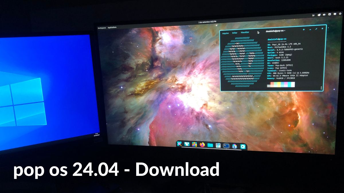 Baixe o Pop!_OS 24.04 com COSMIC Alpha 1 - Nova versão disponível